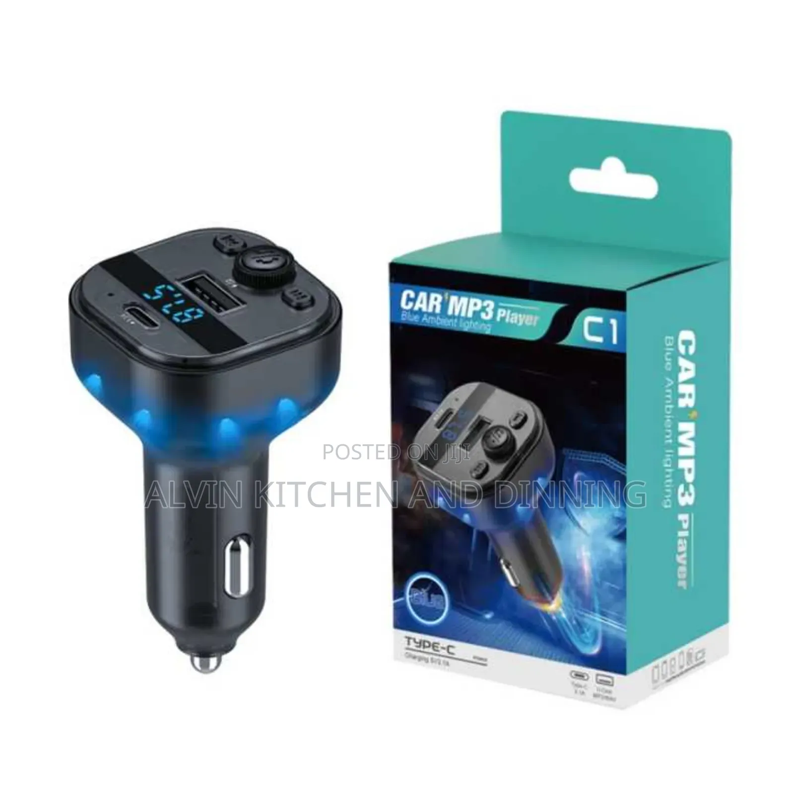 Car Charger With Car Mp3 Player.