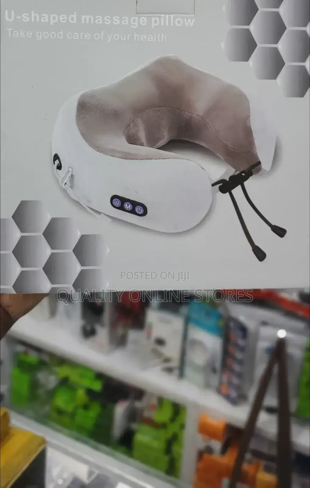 Rechargeable U Shaped Car Pillow