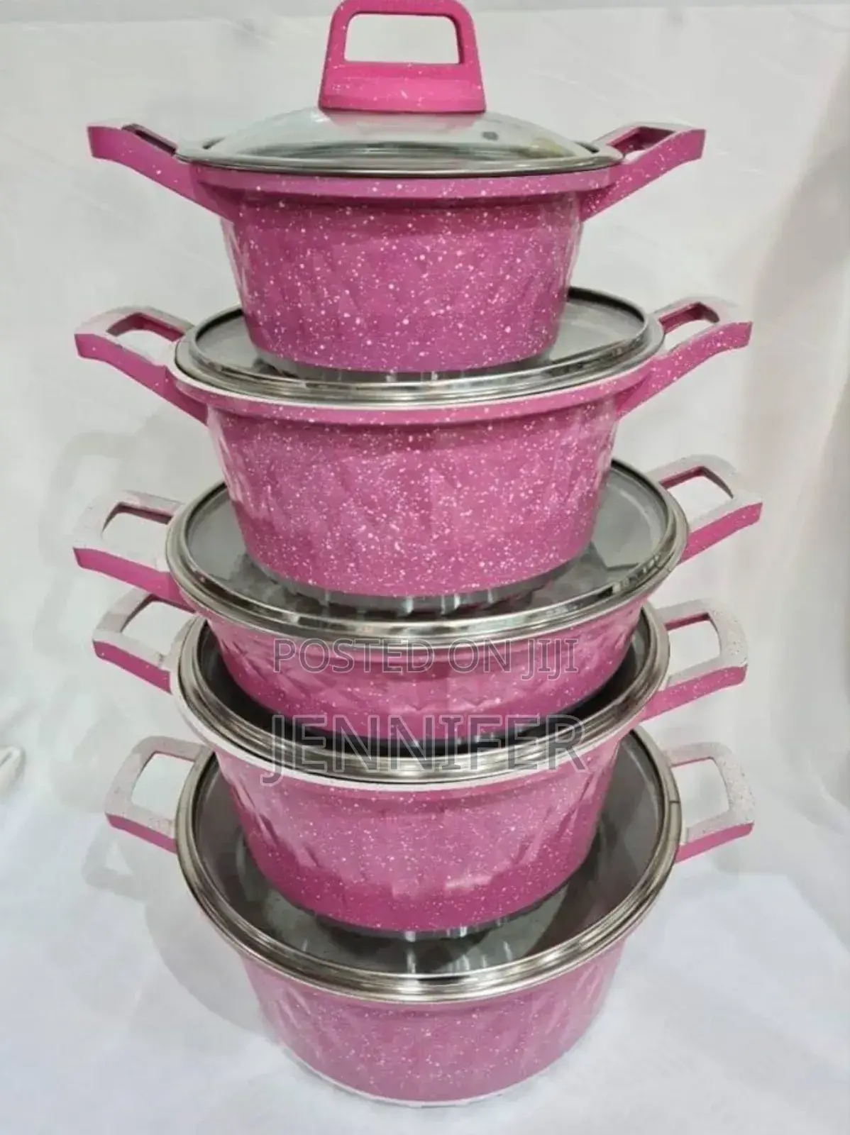 10pcs Aluminium Cookware Set