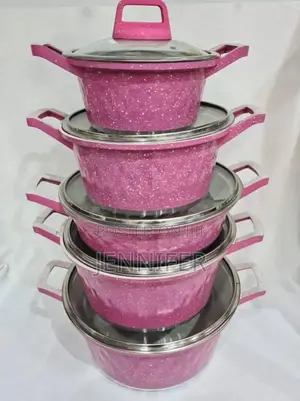 10pcs Aluminium Cookware Set