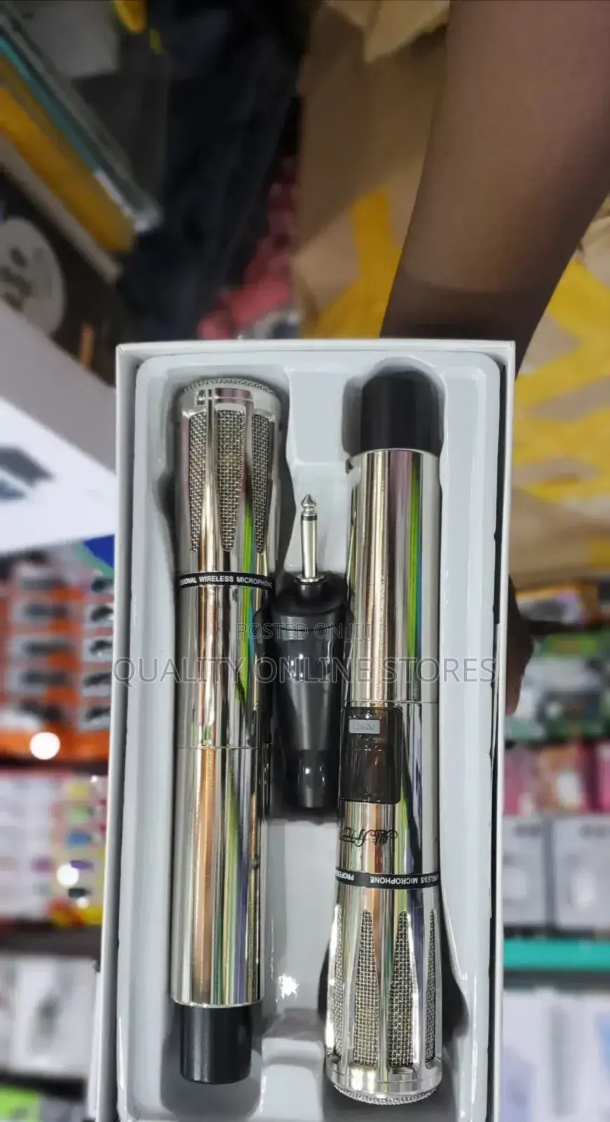 Rechargeable Gold Microphone