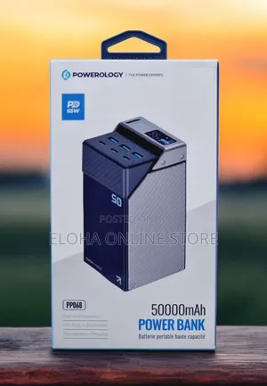 Powerology 50000mah Power Bank With 65w Power Delivery