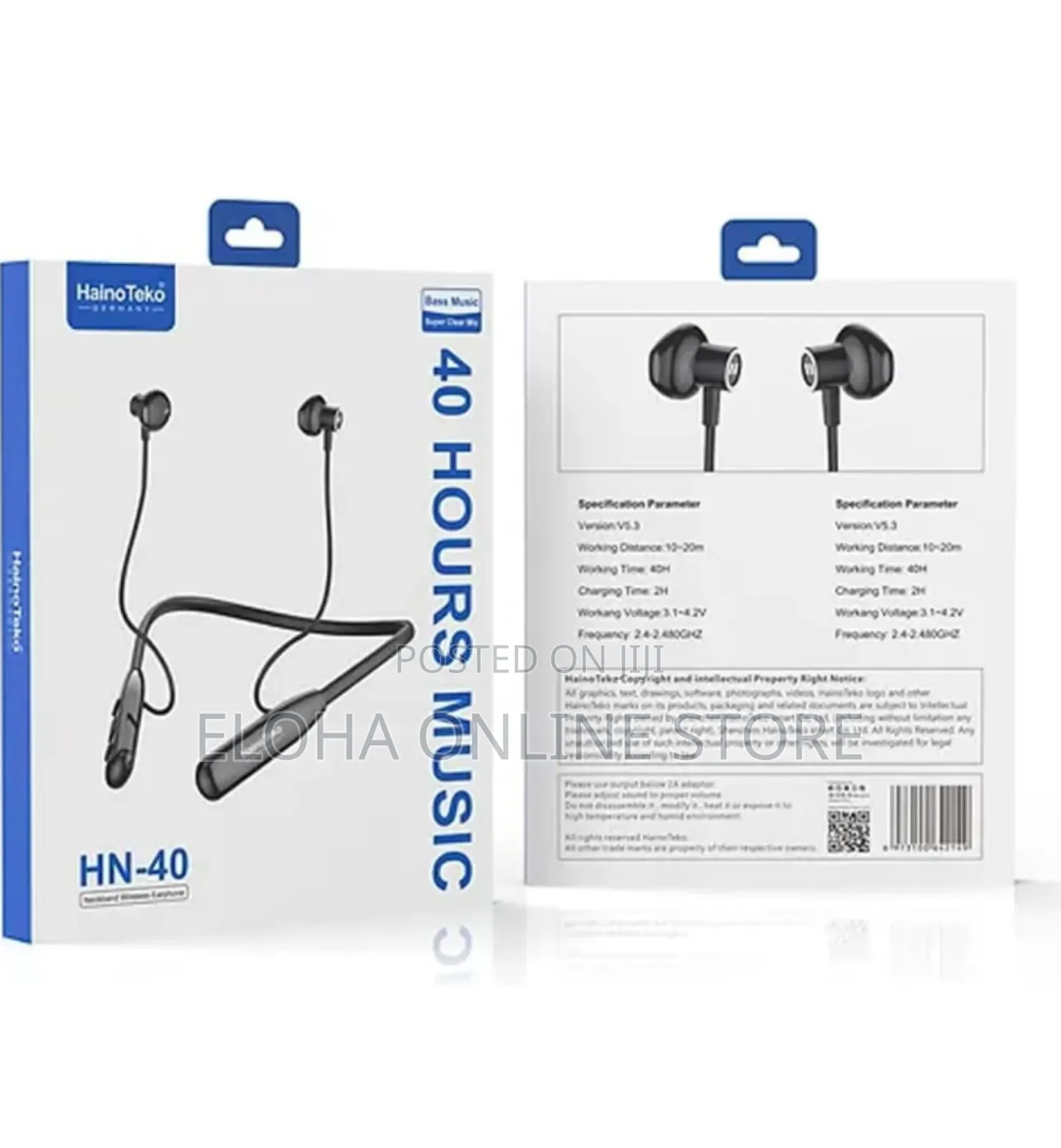 Teko Hn-40 Neckband Wireless Earphones