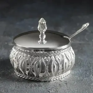 Apple Spice Condiment Honey Sugar Dish Tray Hostess