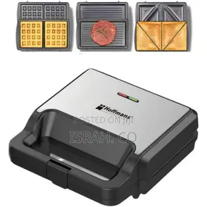 Hoffmans 3in1 Waffle Maker Sandwichmachine Barbecue Electric