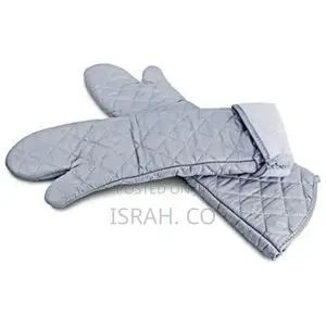 2pcs 23inch 59cm Long Cotton Oven Heat Resistant Oven Mitts