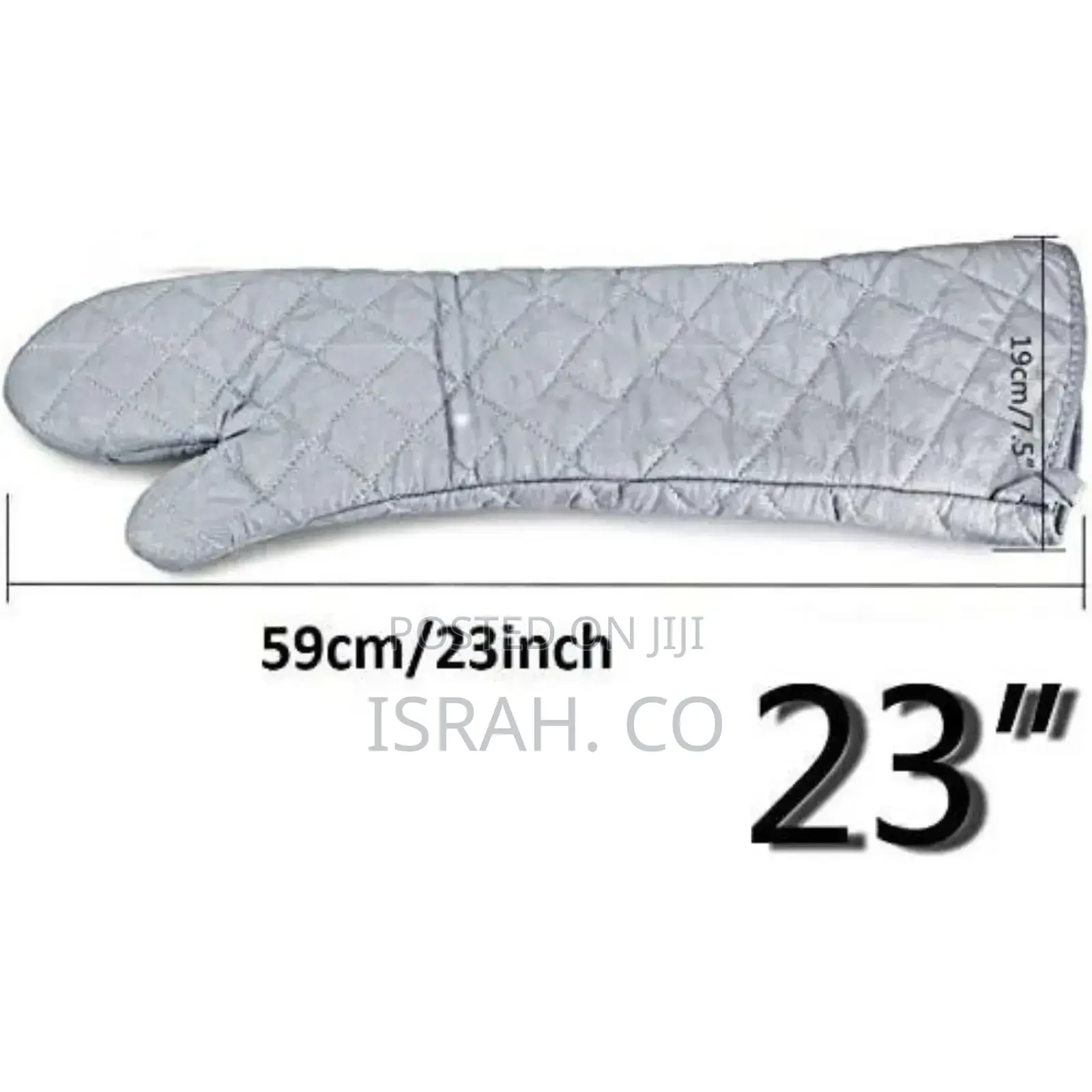 2pcs 23inch 59cm Long Cotton Oven Heat Resistant Oven Mitts