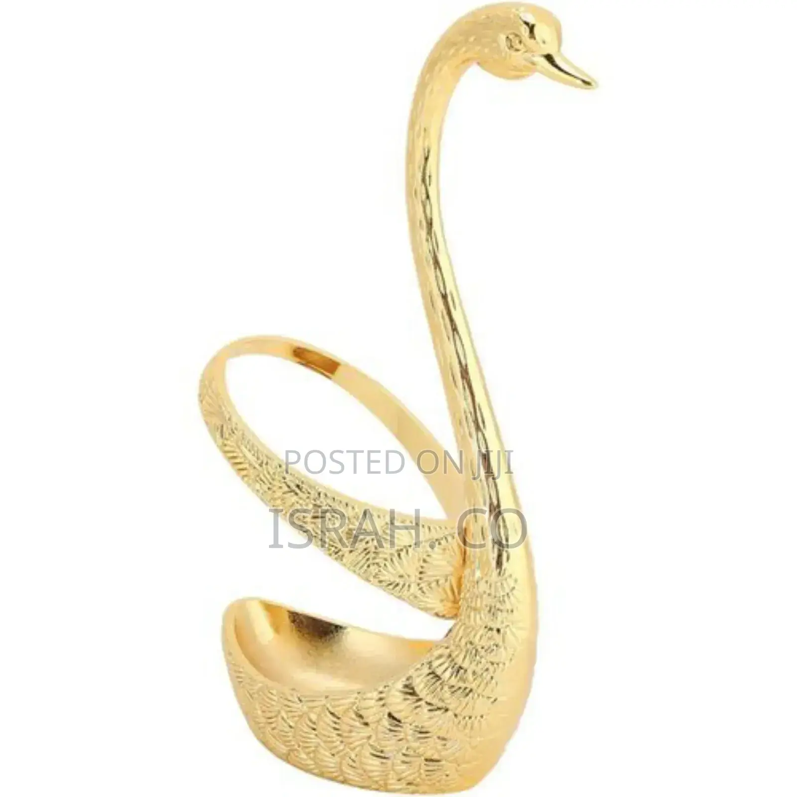 Swan Shape 6 Spoons and Forks Holder Stainless Steel