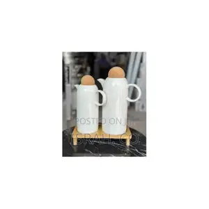 Porcelain Oil Dispenser Bottle, 2 PCS Oil Vinegar Bottle