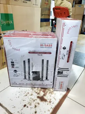 Home Theatre Hi-Bass Sub Woofer With a Remote Control.