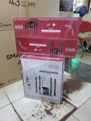 Home Theatre Hi-Bass Sub Woofer With a Remote Control.