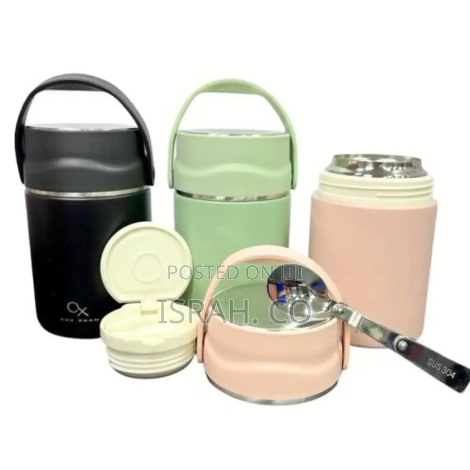 1 Piece 800ml Vacuum Stainless Steel Stewing Food Flask