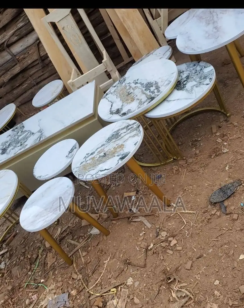 Matalic Center Table