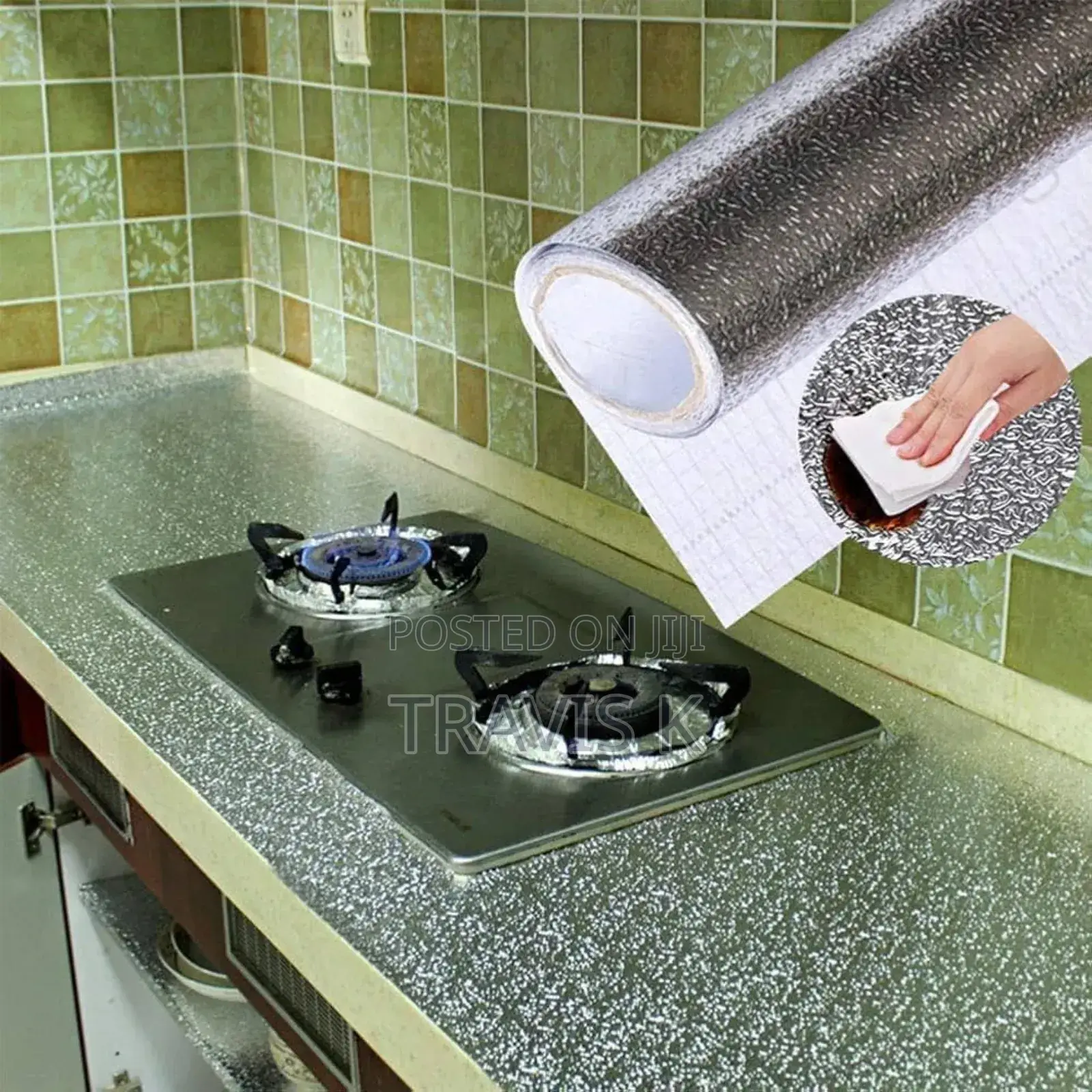 Aluminum Kitchen Wallpaper Sticker
