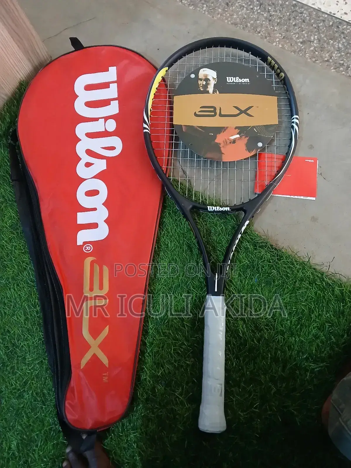 Professional Wilson Hyper Hammer 5.3 Strung Tennis Racket