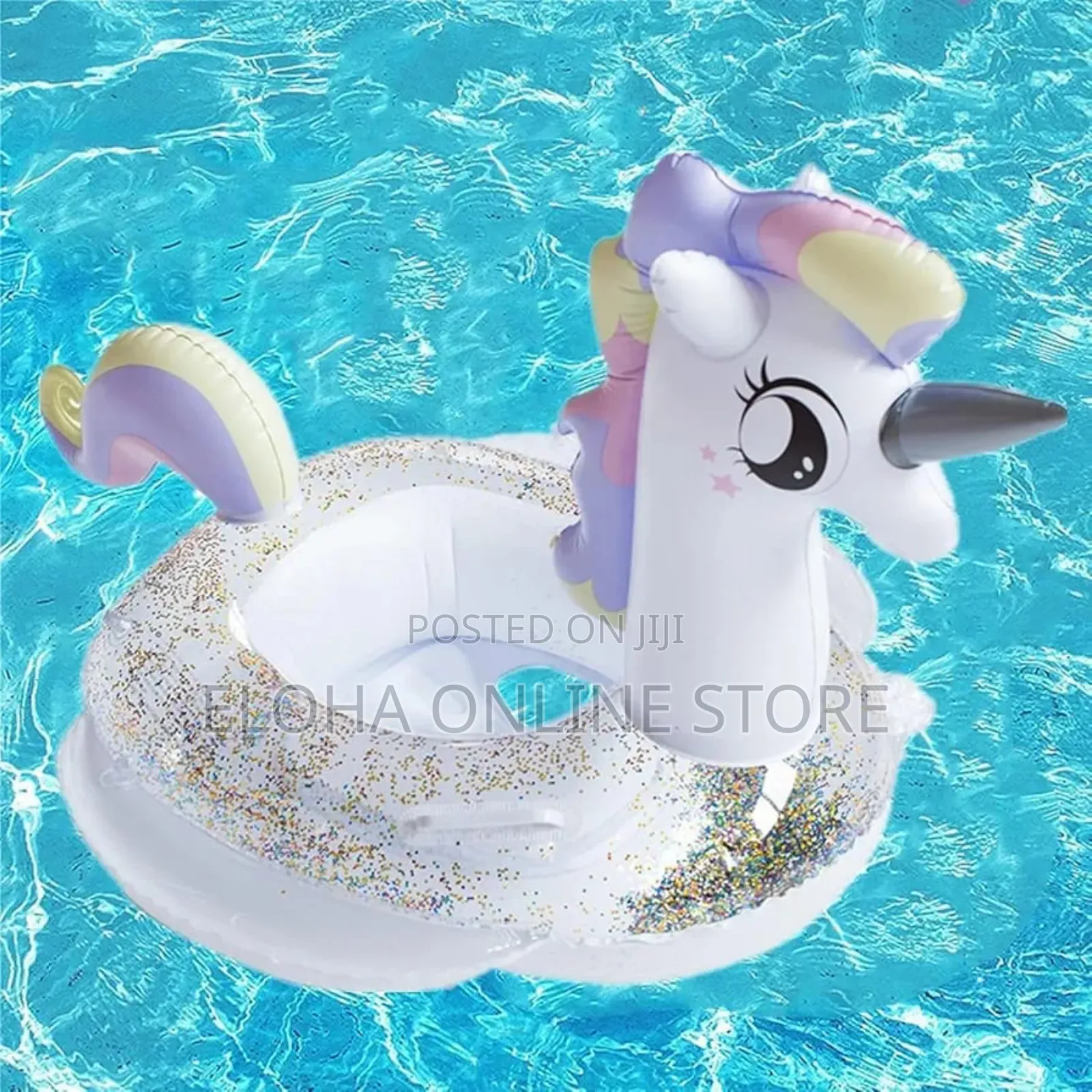 Unicorn Inflatable Floater Raft With Handles