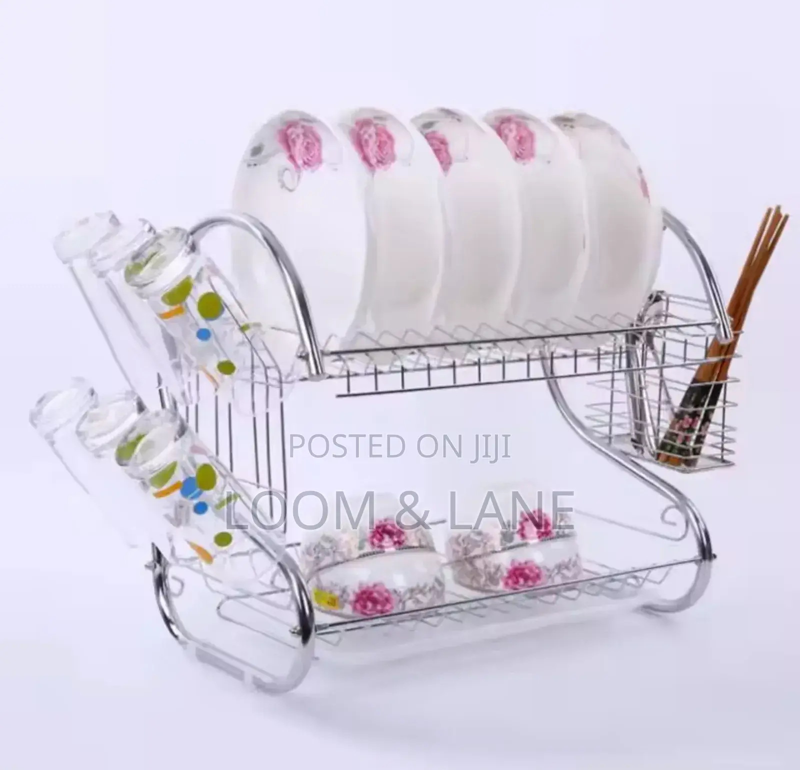 Kitchen 2 Tier Sink Dish Rack / Drainer