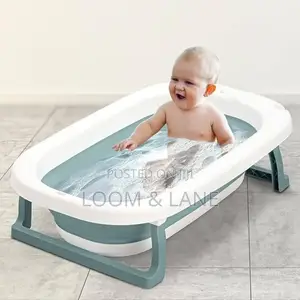 Silicone Baby Foldable Bathtub