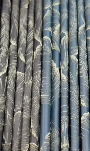 Soft Faux Leather Curtain Fabric Per Ready Meter