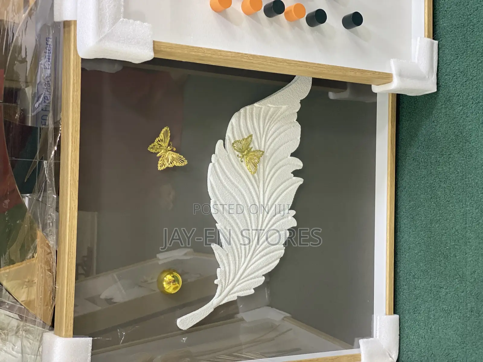 White Leaf Wall Home Decor