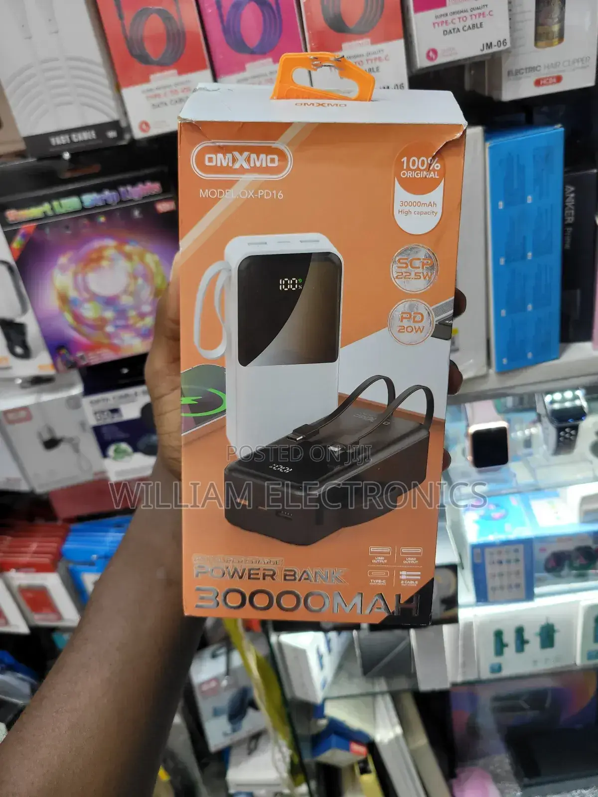 Omxmo 30000mah Ox-Pd16 Fast Charging Power Bank