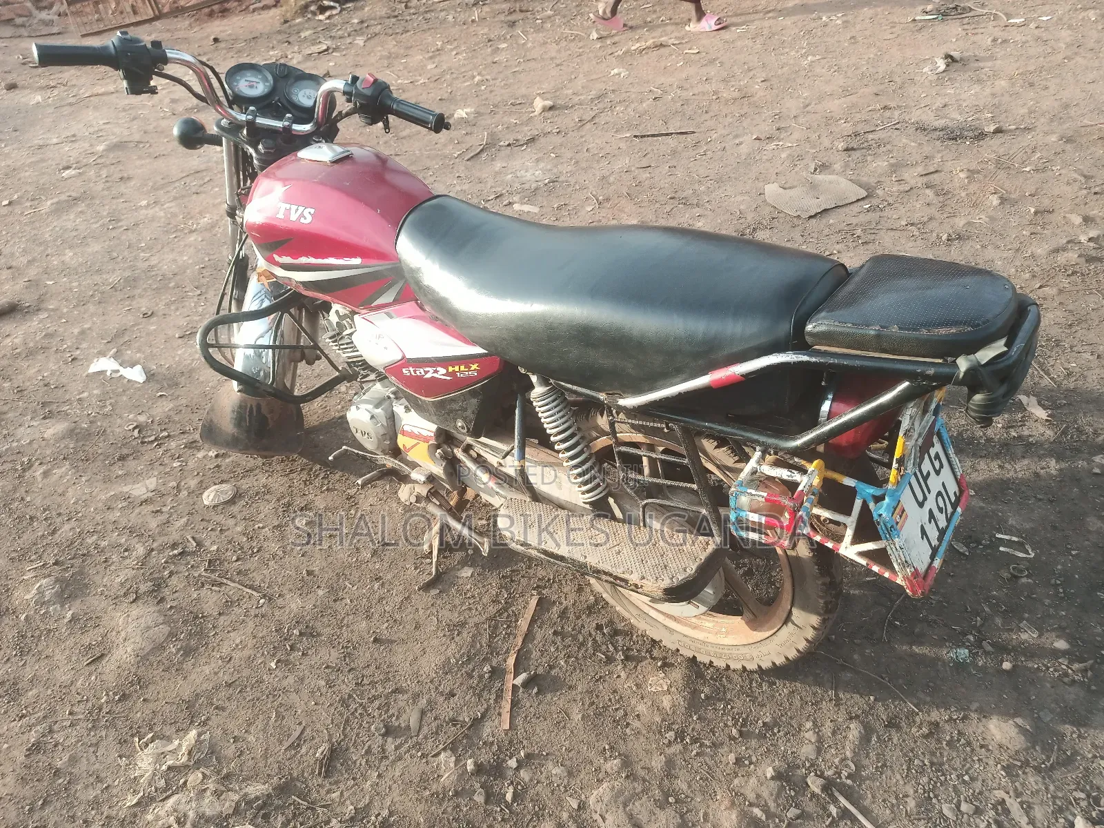 TVS HLX 125 2019 Red