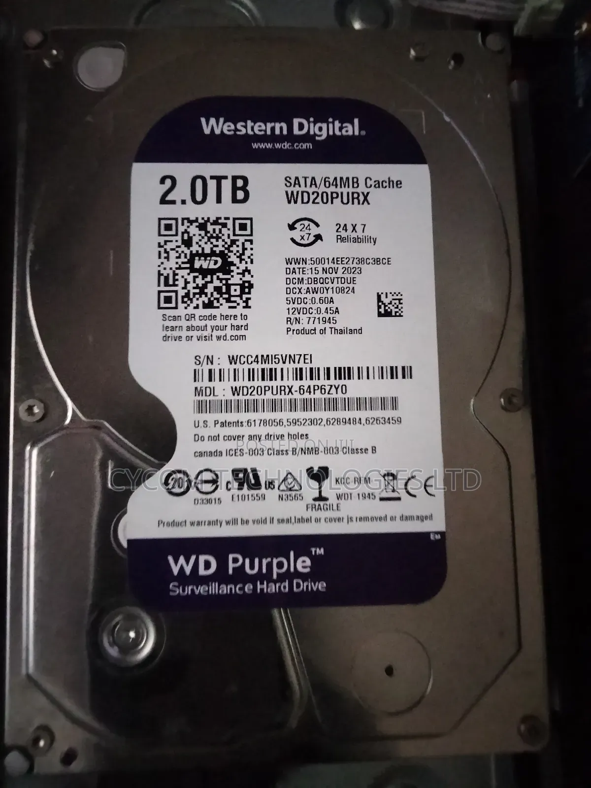 Surveillance Hard Drive 2tb