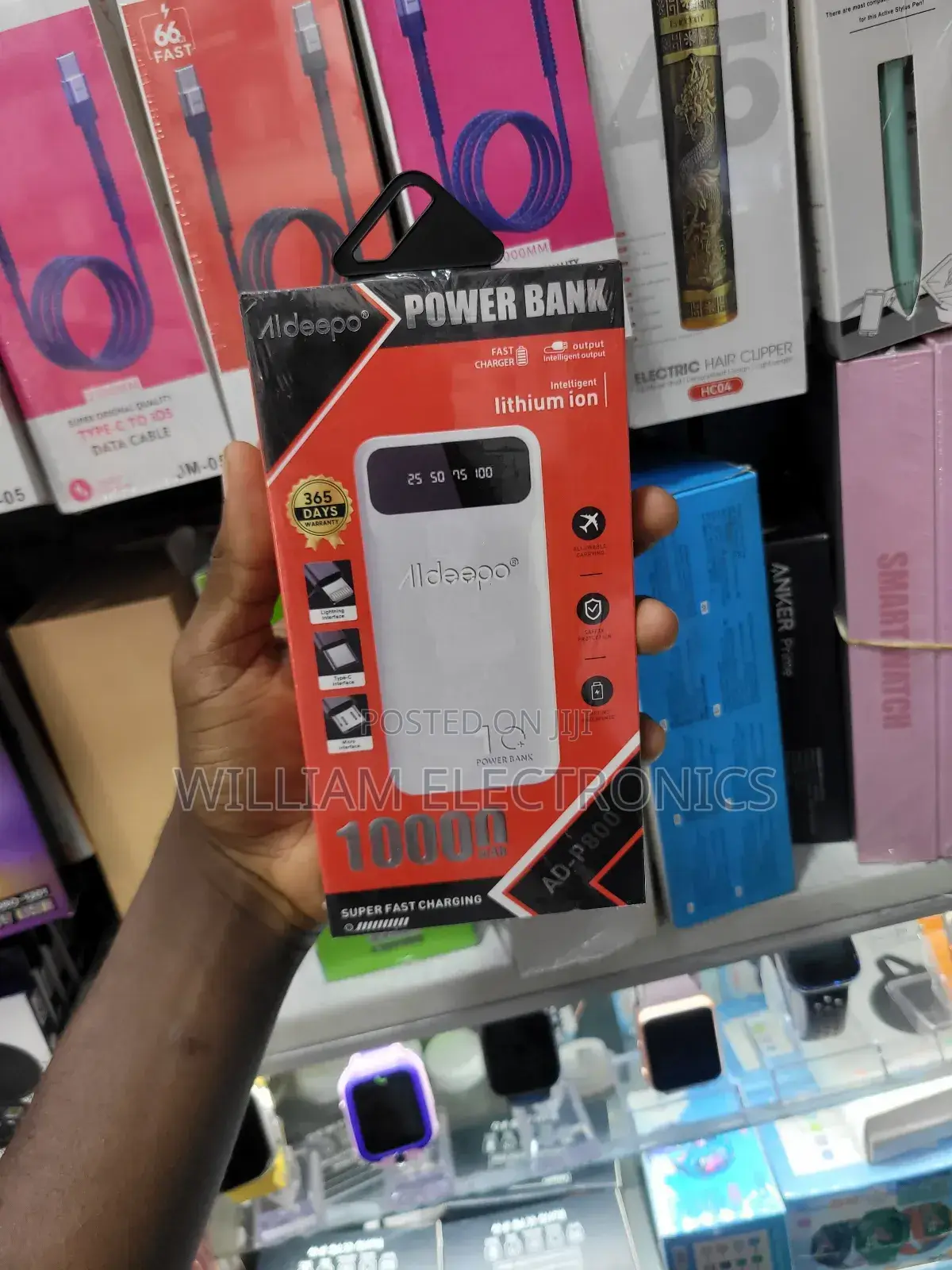 Aldeepo 10000mah Lithium Ion Power Bank