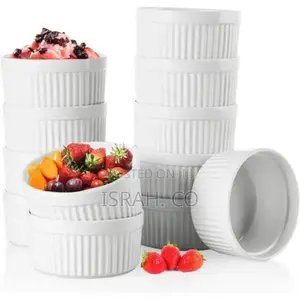 8 Oz, Set of 12, Creme Brulee Ramekins, Souffle