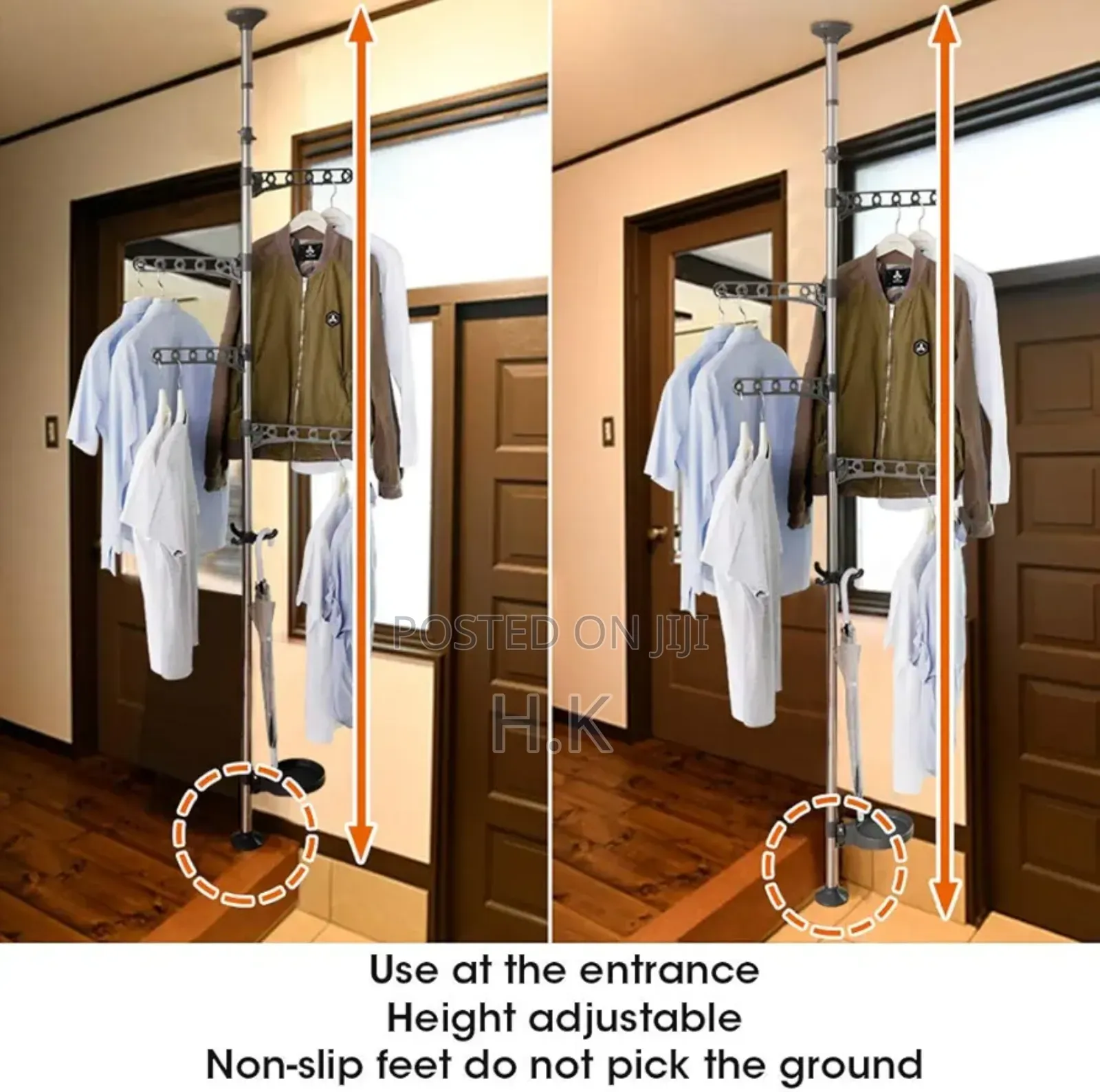 4-tier Standing Clothes Laundry Drying Rack