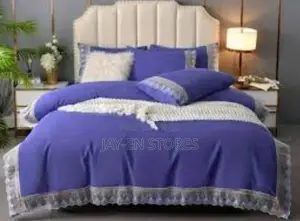 Blue Laced Duvet 6 Piece 6 by 6