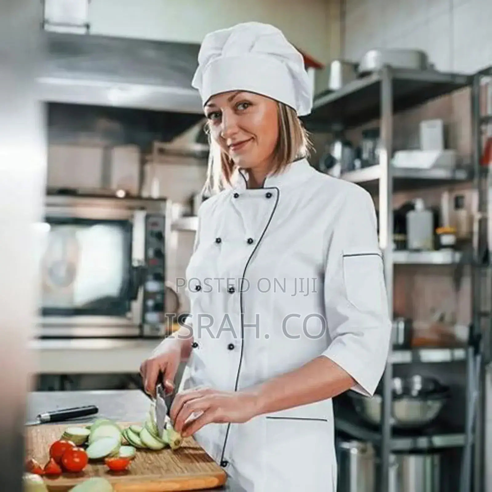 1 Piece of Elastic Adult Mushroom Design Baker Uniform