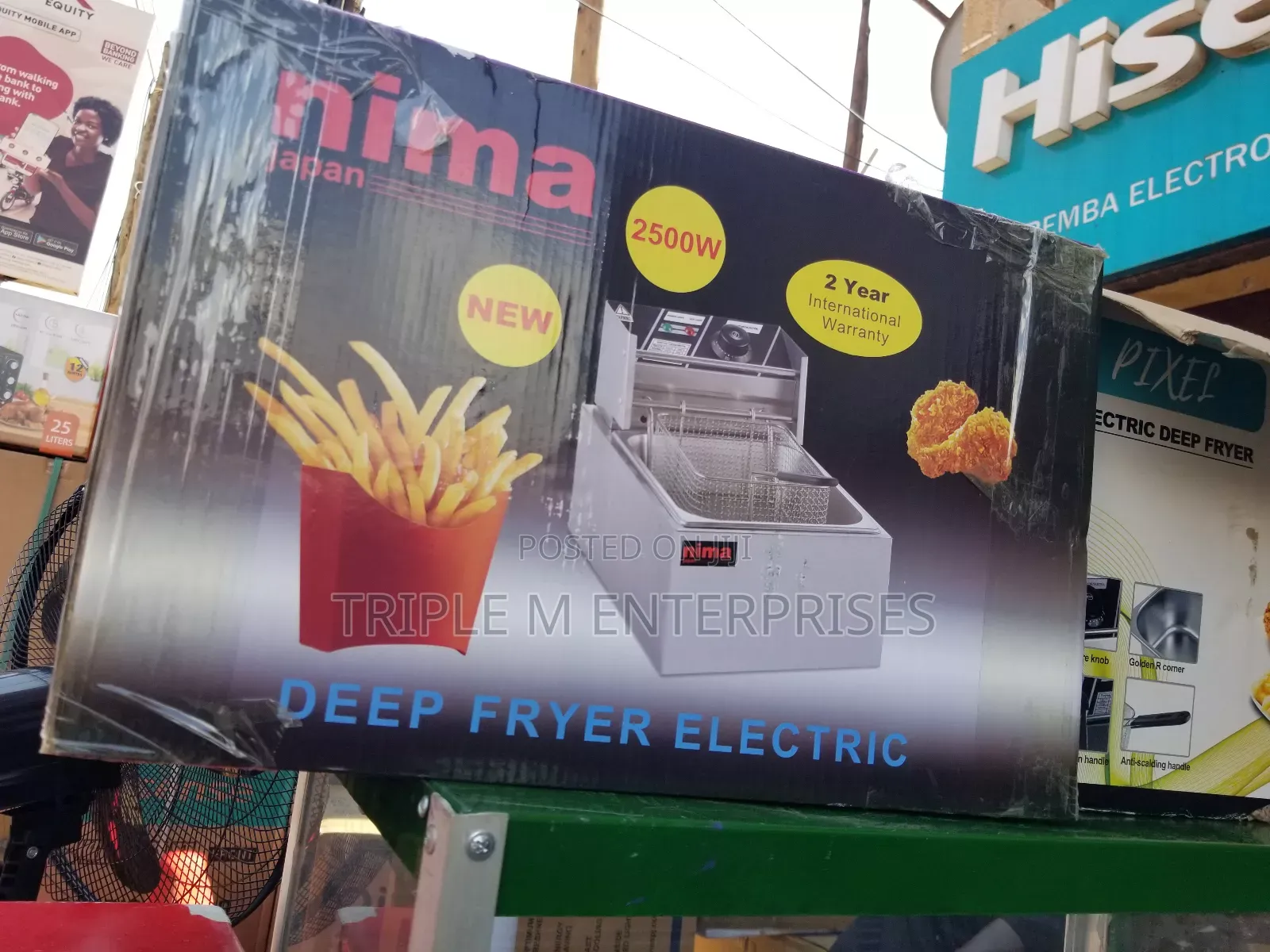 Nima Japan Single Deep Fryer 6 Litres