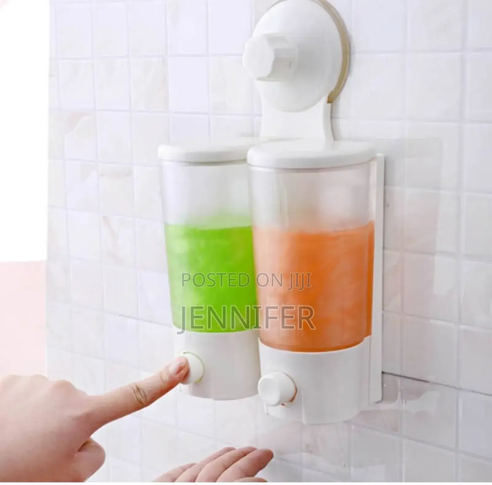 Wall Mounted Double Soap Dispenser