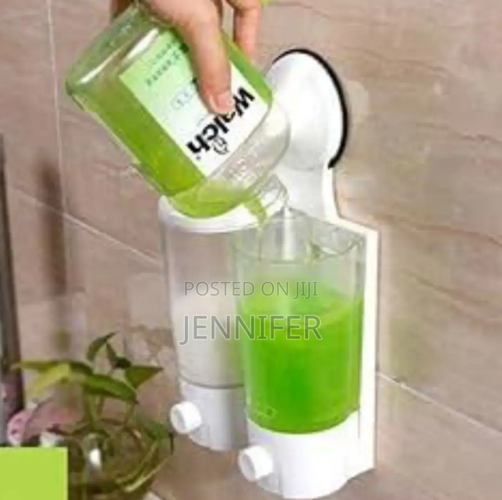 Wall Mounted Double Soap Dispenser