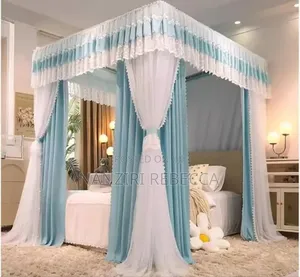 Photo - 4stand Curtain Net Green Colour