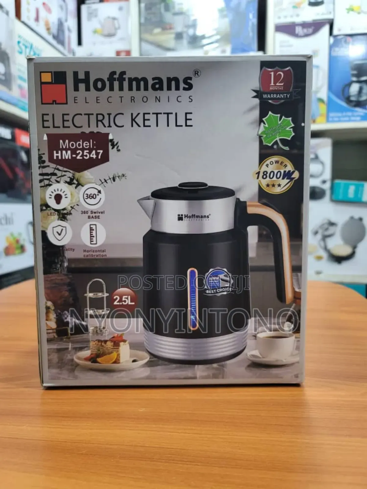 Hoffmans 2.5litres Kettle Can Also Cook Milk