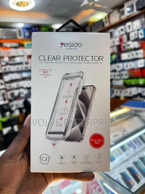 Yesido Clear Tempered Glass Screen Protector for iPhone 16