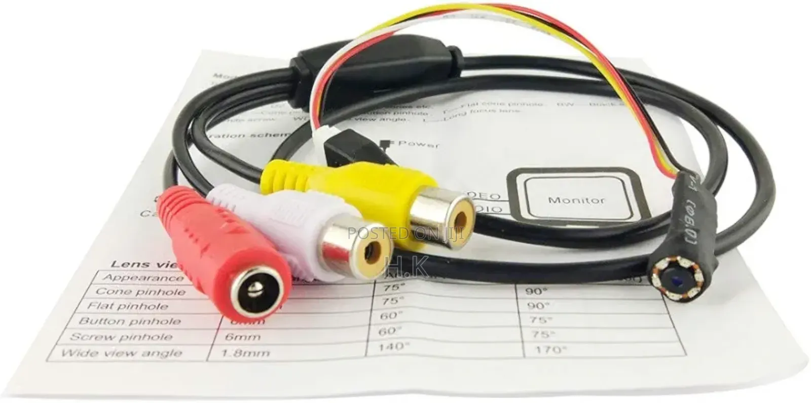 Mini Analog Camera With Audio and Video Output Capabilities