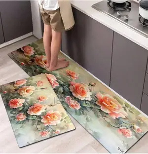 2pcs Washable Kitchen Mat