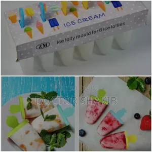 Reusable Sets 6 Ice Pop Makers With Stick