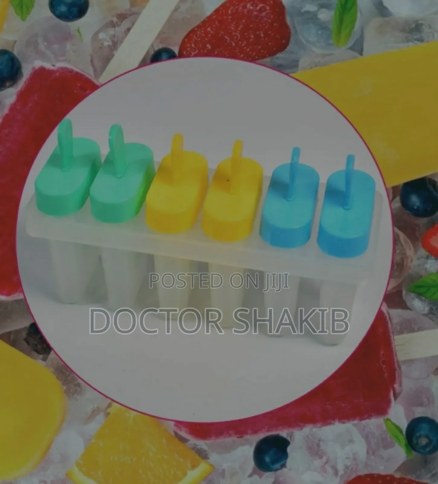 Reusable Sets 6 Ice Pop Makers With Stick