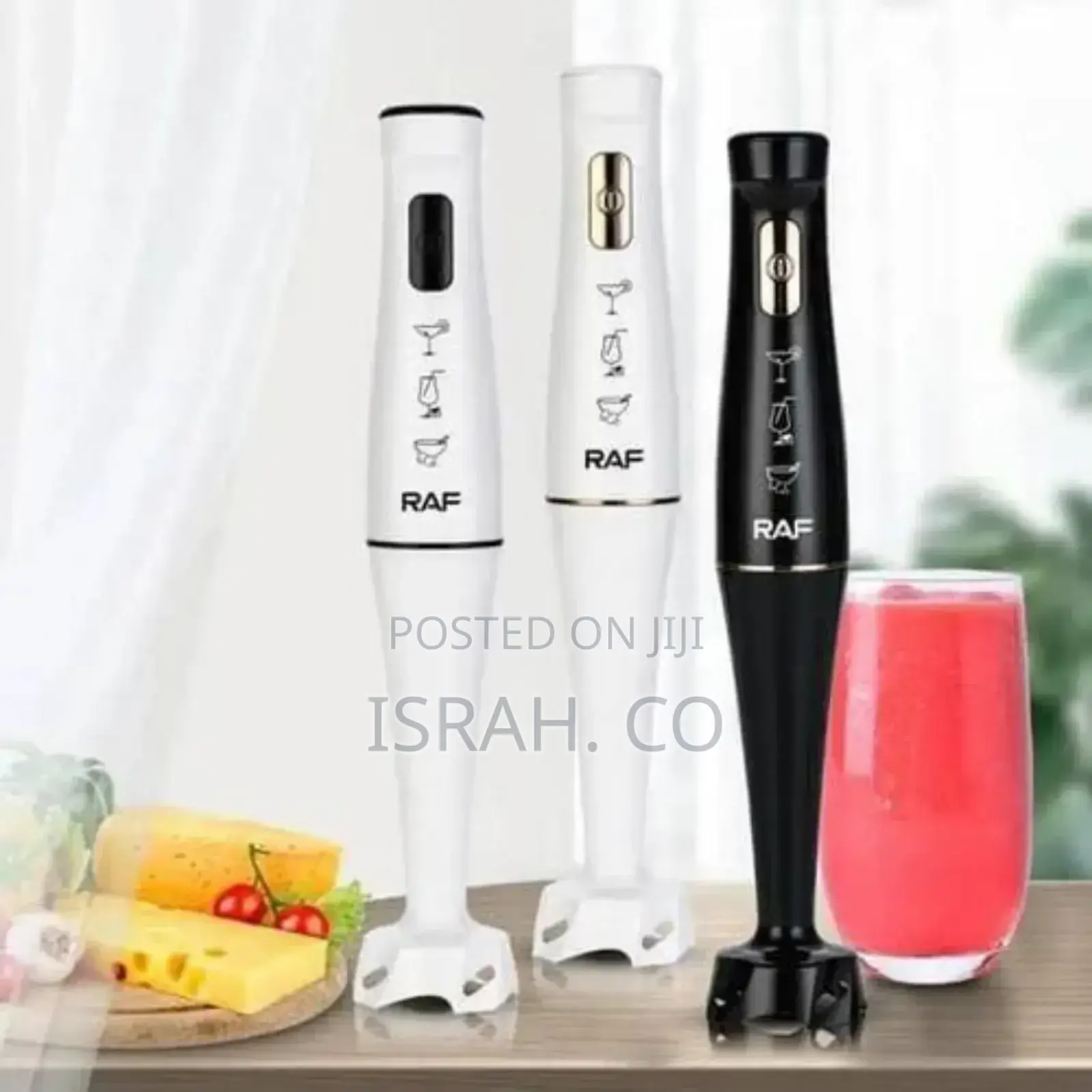 Raf Electric Speed Immersion Blender Hand Set Professional