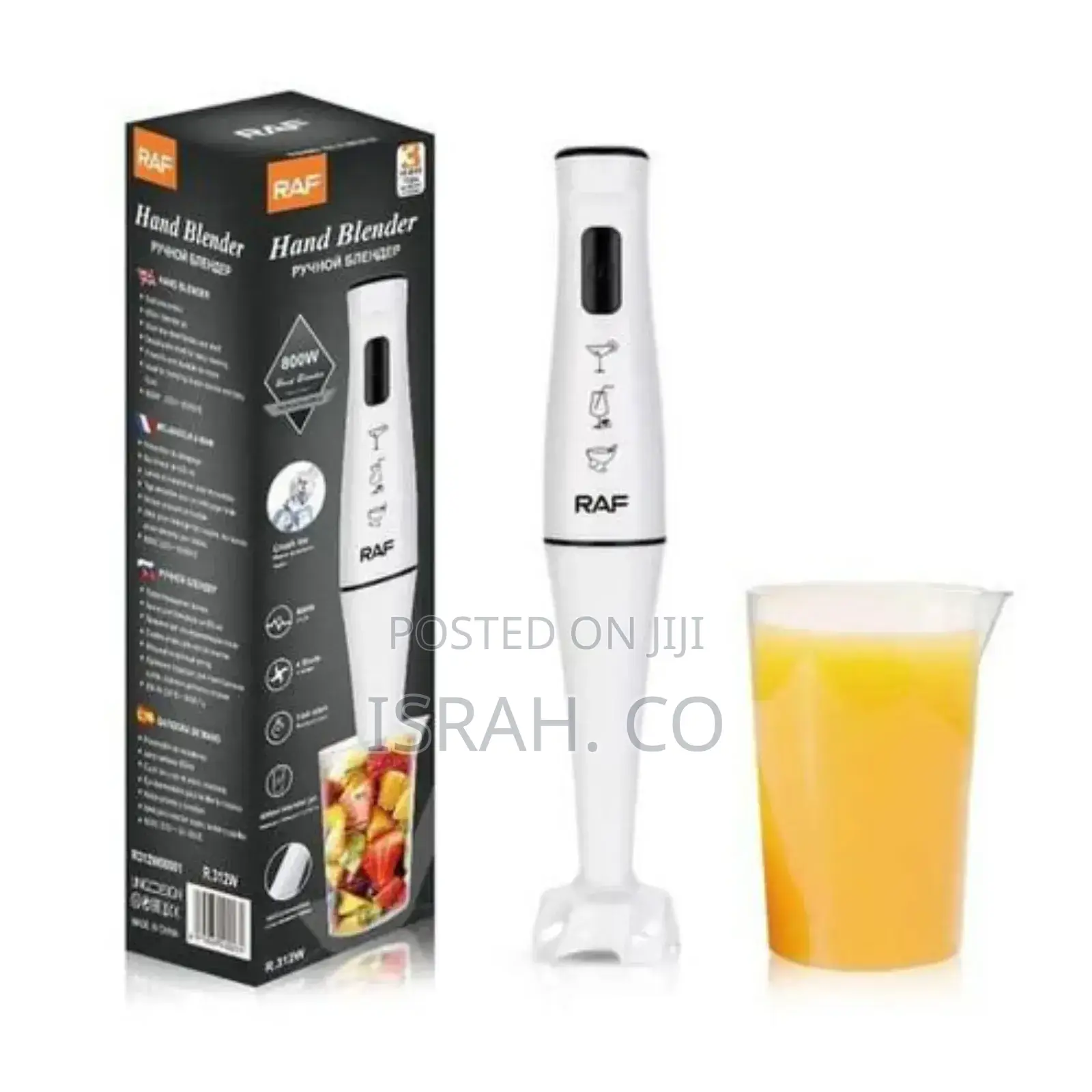Raf Electric Speed Immersion Blender Hand Set Professional