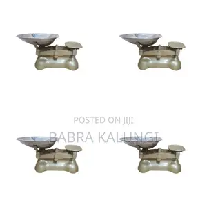 Mechanical Balance Weighing Scale, 6 Stones - Gold