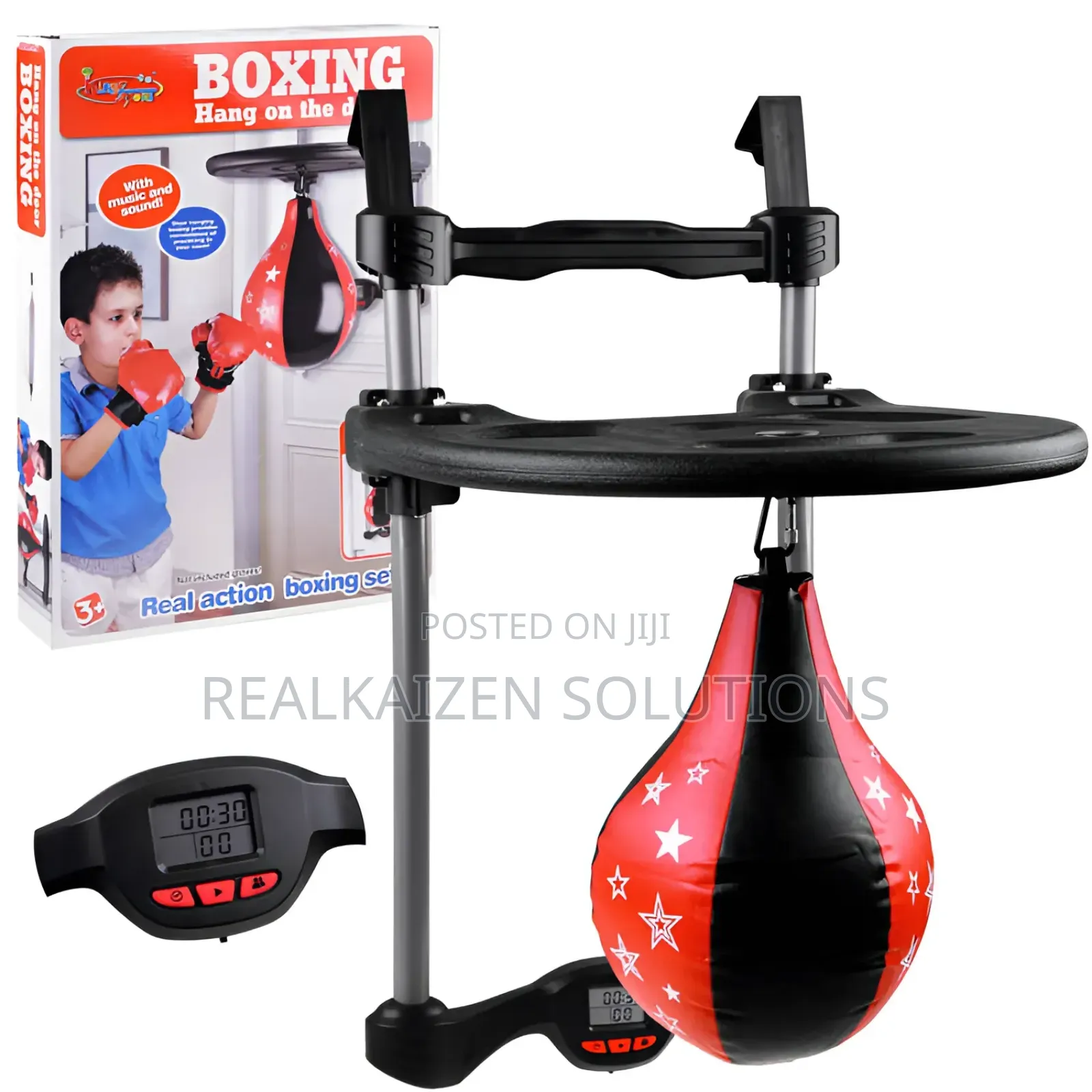 Hang on the Door | Wall Punching Bag Boxing Set for Kids