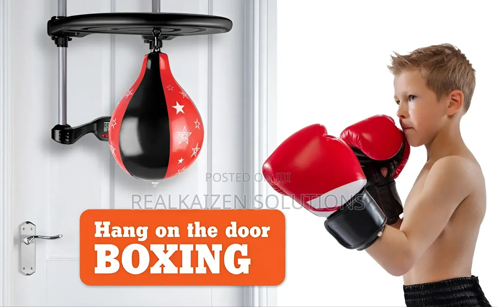 Hang on the Door | Wall Punching Bag Boxing Set for Kids