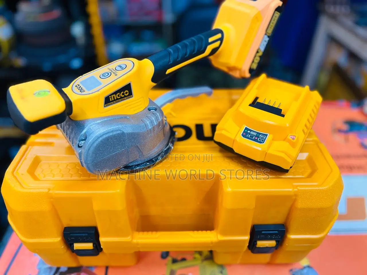Cordless Tile Vibration Machine Ingco 20v
