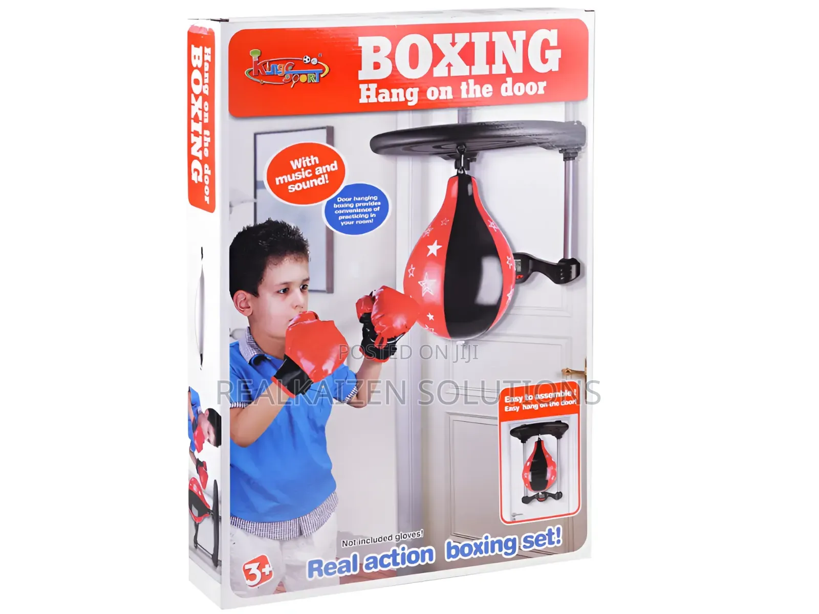 Hang on the Door | Wall Punching Bag Boxing Set for Kids