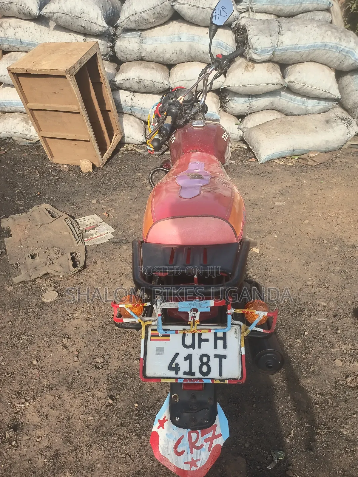 TVS HLX 125 2022 Red